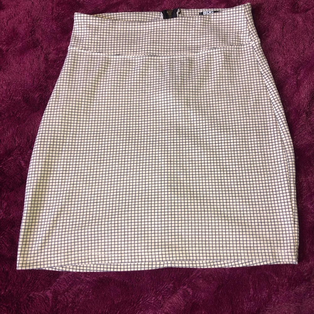 Plaid Pencil Skirt